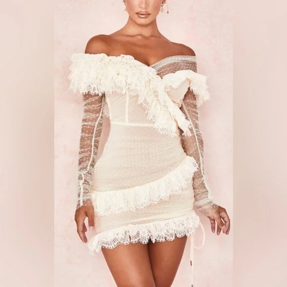 House of CB | Dresses | House Of Cb Cream Ruched Offshoulder Bodycon Dress | Poshmark House of CB | Dresses | House Of Cb Cream Ruched Offshoulder Bodycon Dress | Poshmark